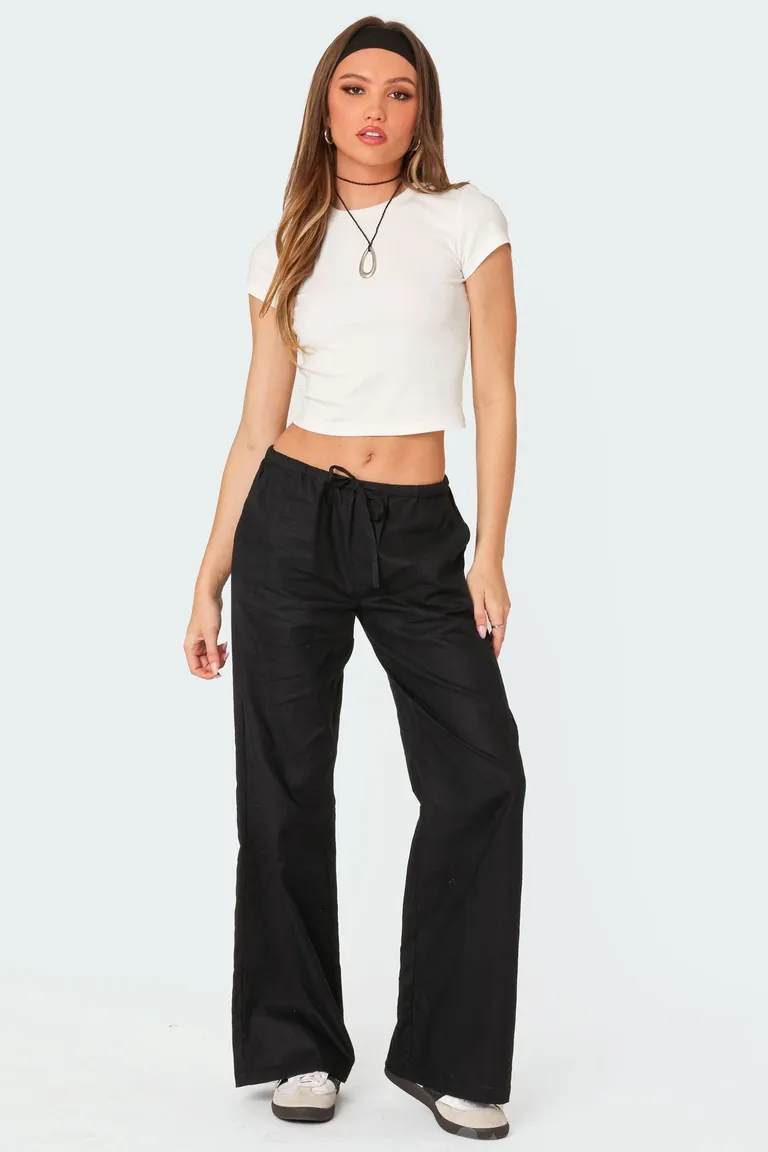 Pantalón tipo lino maison de Edikted en Pantalones para argentina