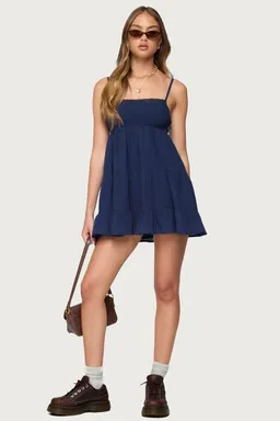 Mini vestido calley con volantes de Edikted en Vestidos para argentina