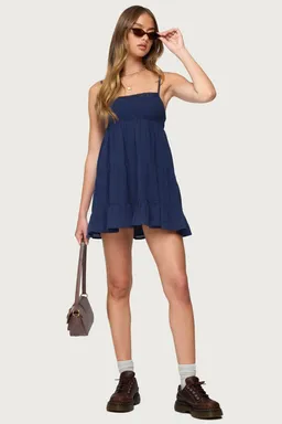 Mini vestido calley con volantes de Edikted en Vestidos para argentina