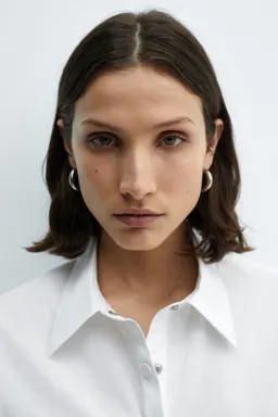 Camisa algodón bajo ajustable de Mango en Camisas para argentina