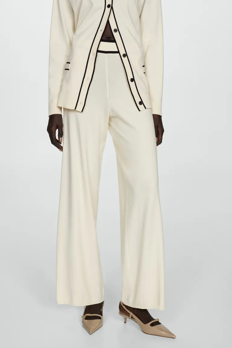 Pantalón recto punto de Mango en Pantalones para argentina