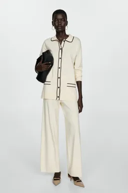 Pantalón recto punto de Mango en Pantalones para argentina