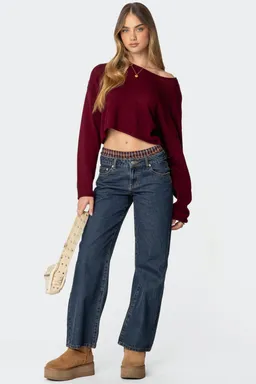 Top tejido oversized shyrah de Edikted en Tops para argentina