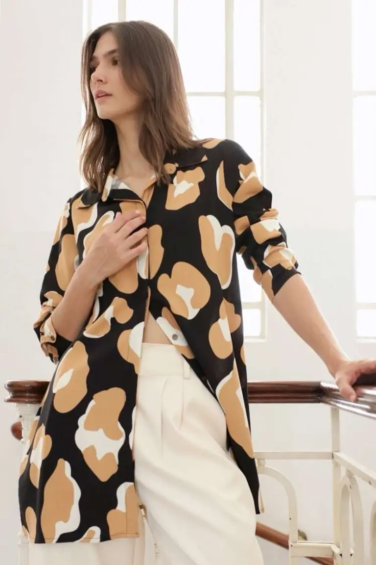 Camisola de Lino Estampada de Hesed en Camisas para argentina