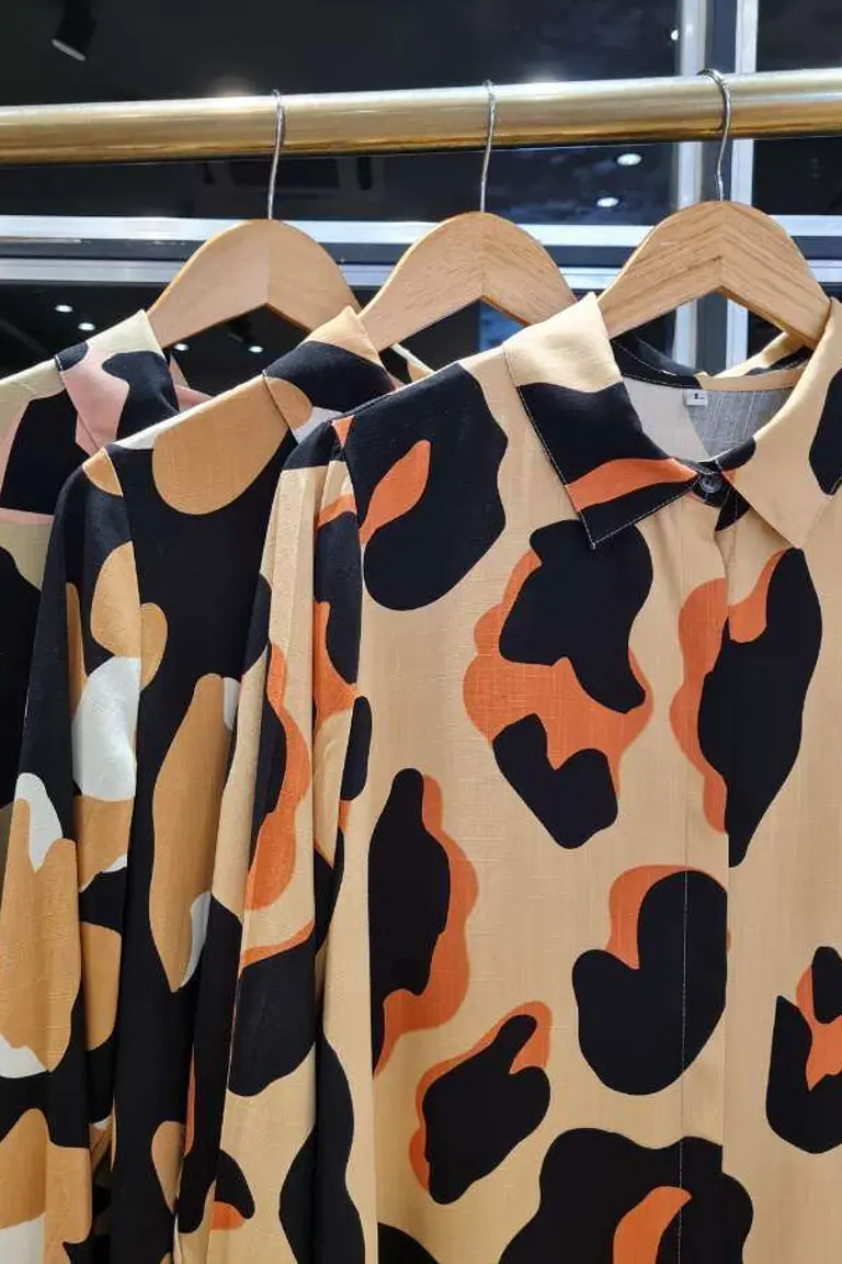 Camisola de Lino Estampada de Hesed en Camisas para argentina