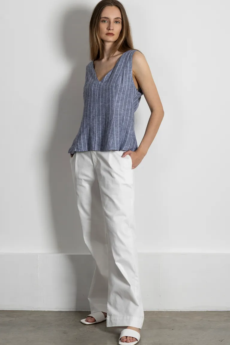 Blusa de lino de corte entallado, perfecta para cualquier ocasión de Kill en Blusas para argentina