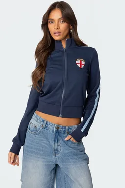 Buzo inglaterra con cierre de Edikted en Buzos y Sweaters para argentina