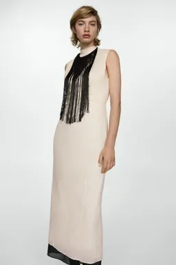Vestido ramio espalda abierta de Mango en Vestidos para argentina