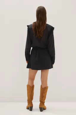 Blusa algodón paneles encaje de Mango en Blusas para argentina