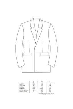 Saco sastrero de Ronna en Blazers para argentina