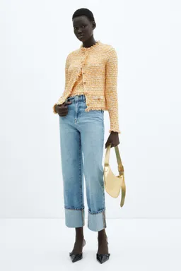 Cárdigan tweed bolsillos de Mango en Buzos y Sweaters para argentina