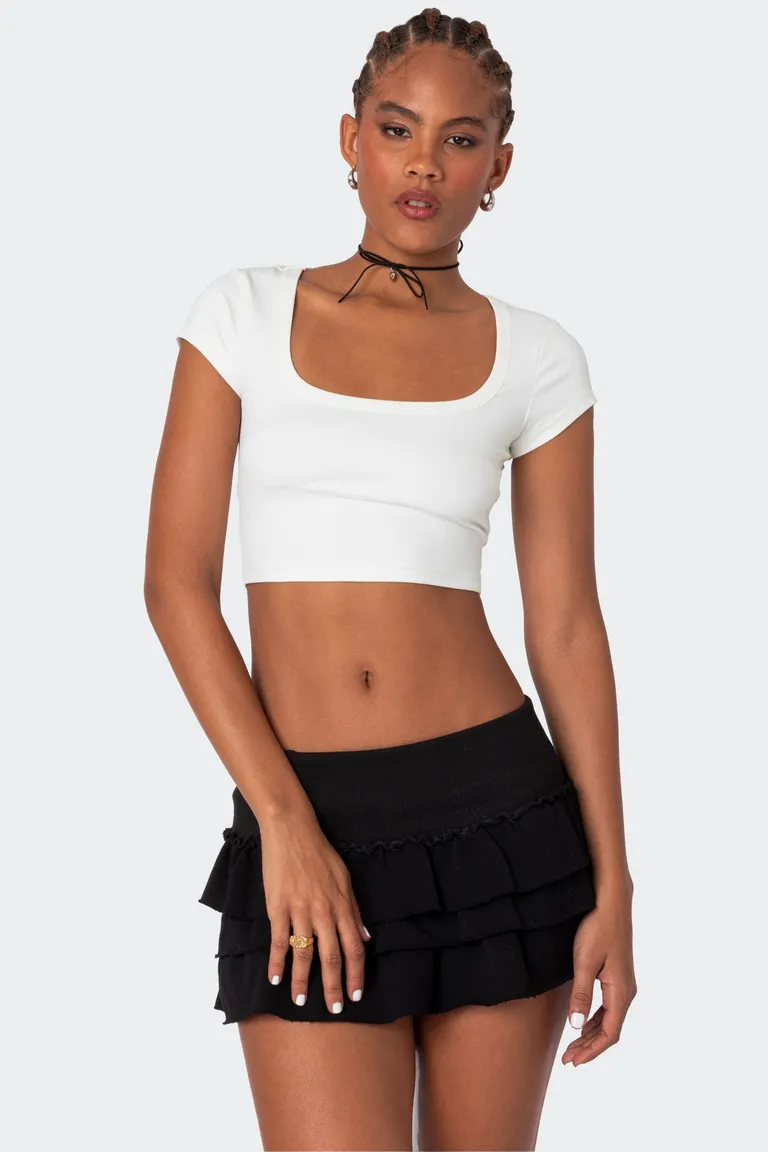 Remera corta ricki de Edikted en Tops para argentina