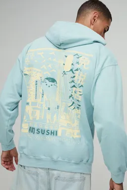 Buzo canguro sushi oversize de Boohooman en Buzos y Sweaters para argentina