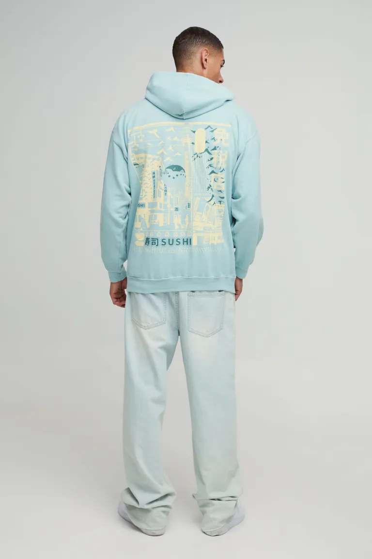 Buzo canguro sushi oversize de Boohooman en Buzos y Sweaters para argentina