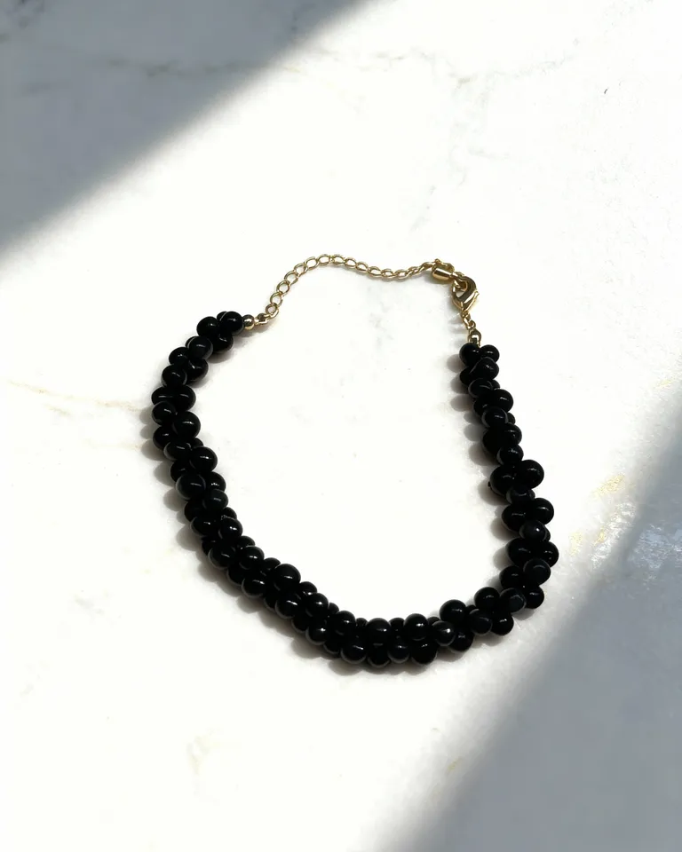 Collar de eslabones brillantes con cadena metálica dorada para mujer de Maria Cher en Bijouterie para argentina