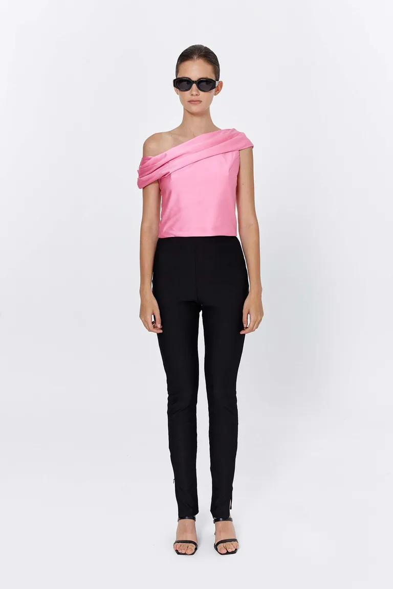 Elegante top rosa de un solo hombro - Diseño sofisticado y moderno para toda ocasión de Naíma en Tops para argentina