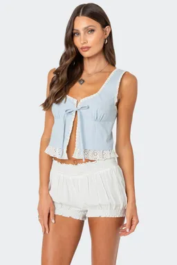 Top shiloh con nudo de Edikted en Tops para argentina