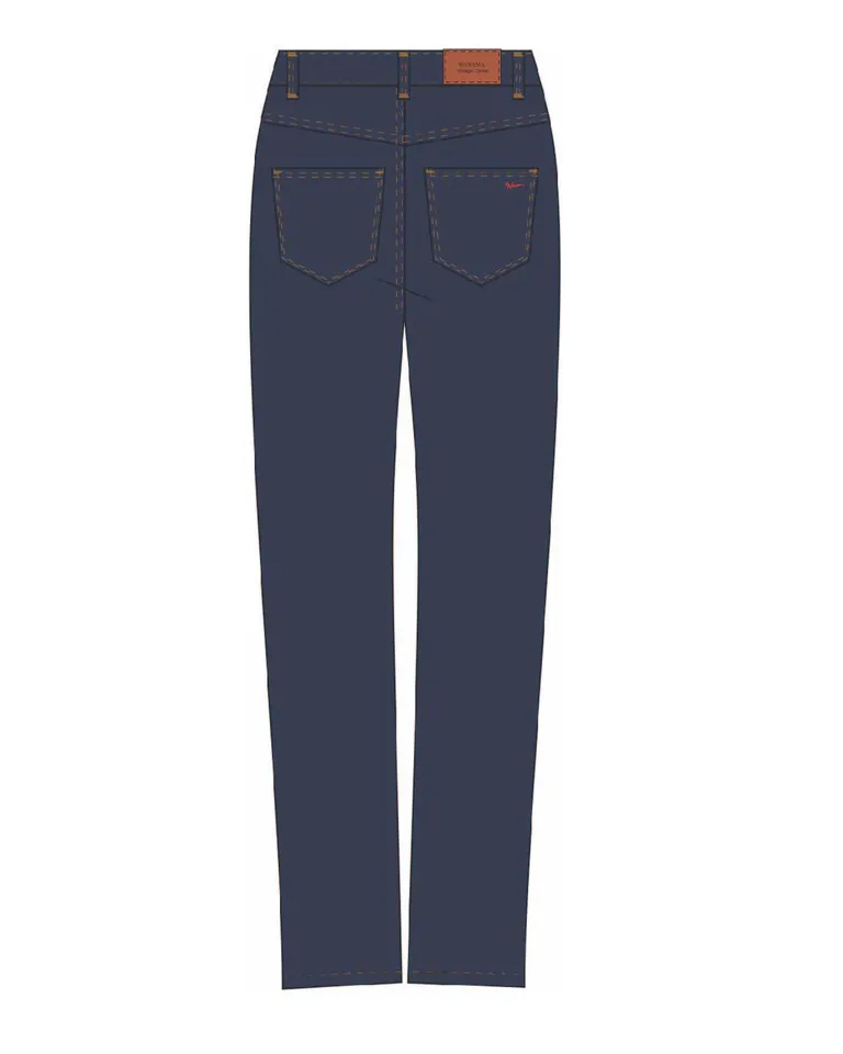 Pantalón de calce ajustado con tiro alto y estructura clásica de Wanama en Pantalones para argentina