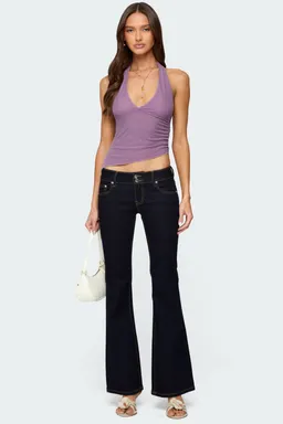 Top halter rhett asimétrico de Edikted en Tops para argentina
