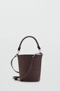 Bolso bucket rafia pequeño de Mango en Bolsos y Carteras para argentina