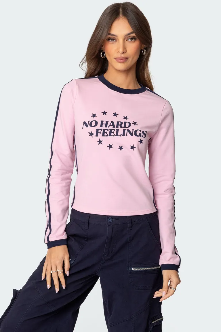 Remera manga larga hard feelings de Edikted en Buzos y Sweaters para argentina