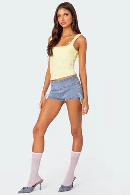 Musculosa lola textura rib de Edikted en Tops para argentina