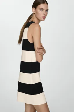 Vestido corto tejido rayas de Mango en Vestidos para argentina