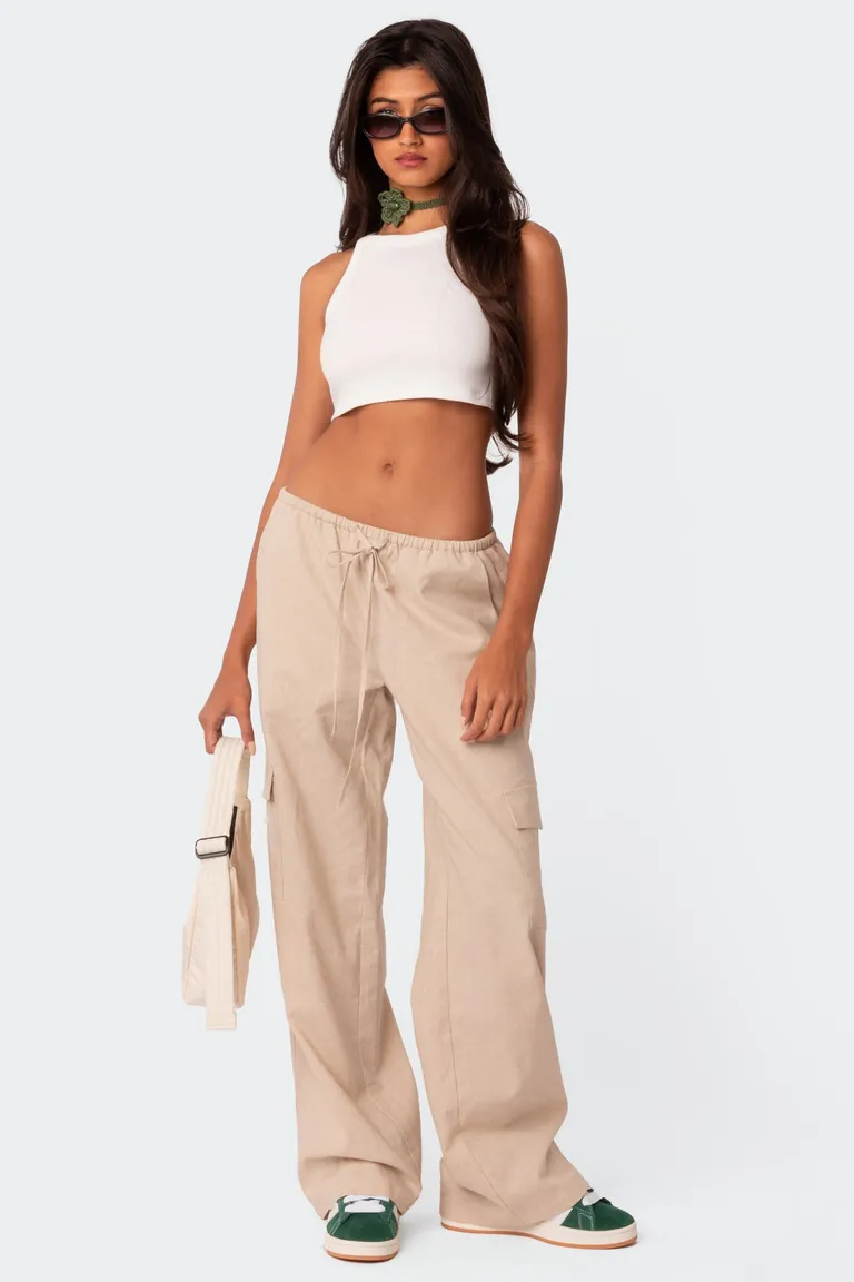 Pantalón cargo lino lyric de Edikted en Pantalones para argentina