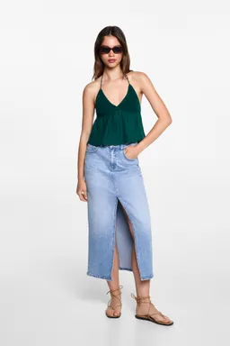 Top crochet panelado de Mango Teen en Tops para argentina