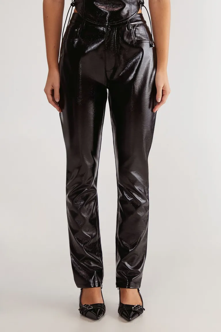 Pantalón vinilo desgastado de Nastygal en Pantalones para argentina