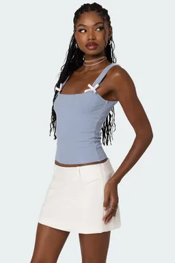 Musculosa lola textura rib de Edikted en Tops para argentina