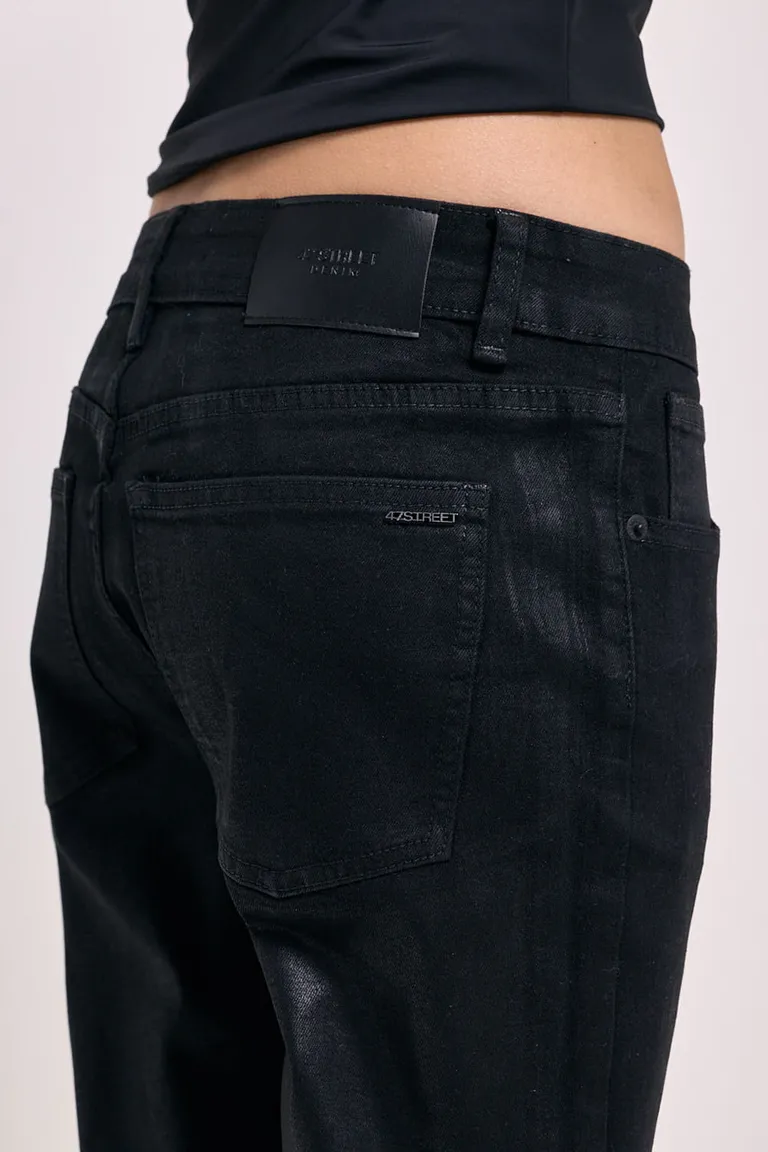 Pantalón de tiro medio con corte recto y terminación acampanada de estilo versátil de 47 Street en Pantalones para argentina