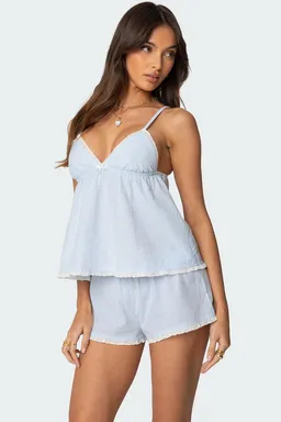 Top babydoll rayas danna de Edikted en Pijamas y Sleepwear para argentina