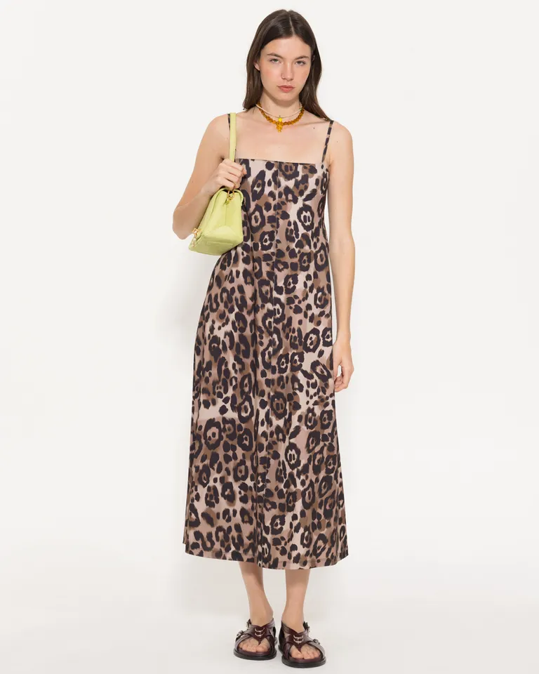 Vestido de Diseño con Estampado Animal Print para Mujer de Jazmin Chebar en Vestidos para argentina