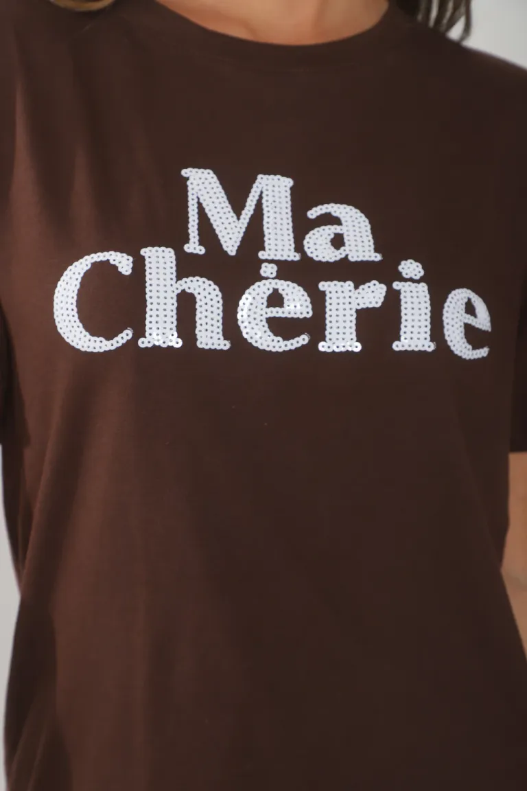Remera Ma Cherie de Algodón - Diseño Moderno y Versátil para Mujer de Belle en Remeras para argentina
