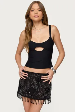 Musculosa karin recorte canalé de Edikted en Tops para argentina
