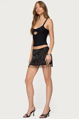 Musculosa karin recorte canalé de Edikted en Tops para argentina