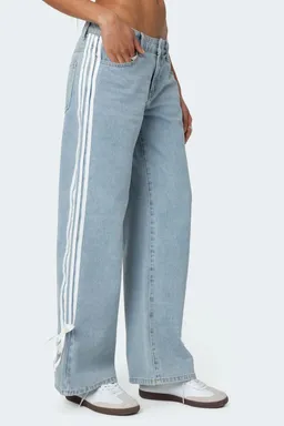 Jeans tiro bajo cintas de Edikted en Pantalones para argentina