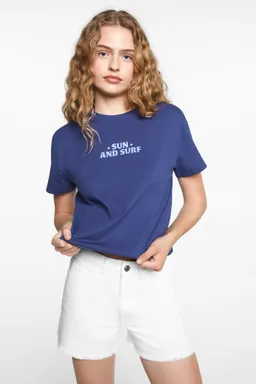Remera algodón con mensaje de Mango Teen en Remeras para argentina