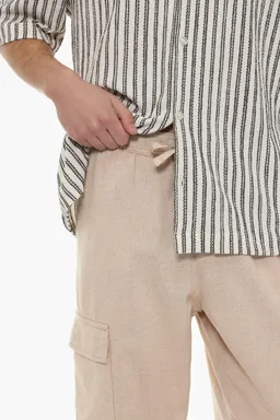 Pantalón jogger cargo algodón lino de Lefties en Pantalones para argentina