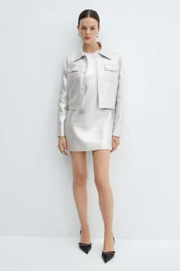 Vestido corto efecto foil de Mango en Vestidos para argentina
