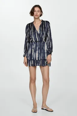 Vestido satinado estampado de Mango en Vestidos para argentina