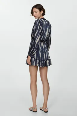 Vestido satinado estampado de Mango en Vestidos para argentina