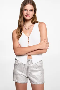 Short metalizado de Mango Teen en Shorts para argentina