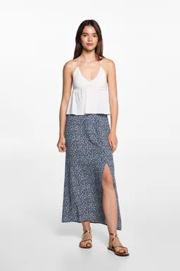 Falda midi floral de Mango Teen en Faldas para argentina