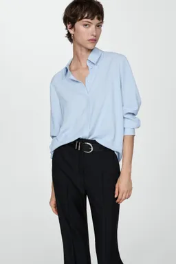 Camisa manga larga fluida de Mango en Camisas para argentina