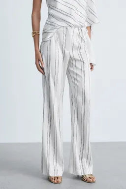 Pantalón recto rayas de Mango en Pantalones para argentina