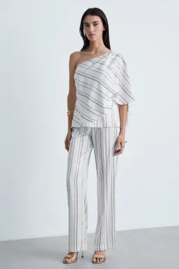 Pantalón recto rayas de Mango en Pantalones para argentina