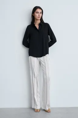 Pantalón recto rayas de Mango en Pantalones para argentina