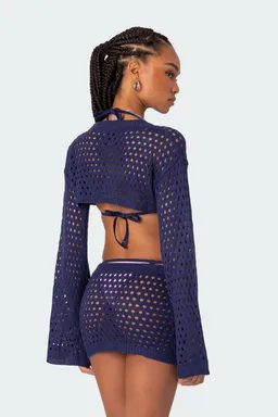 Top shrug crochet celena de Edikted en Swimwear y Beachwear para argentina